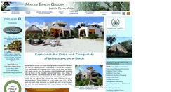 Desktop Screenshot of mayanbeachgarden.com